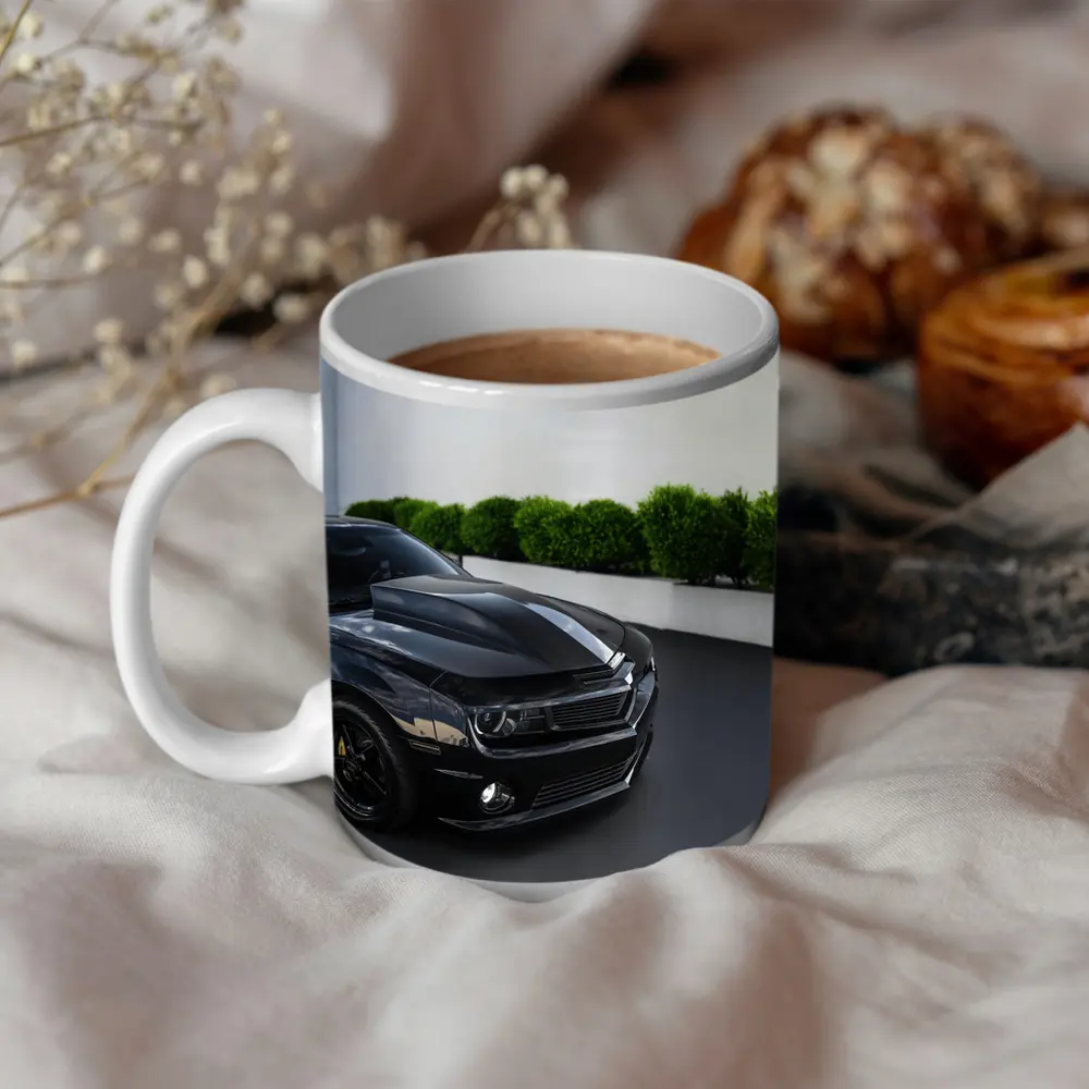 Black Chevrolet Camaro ZL1 Indoor Parking – Mugs
