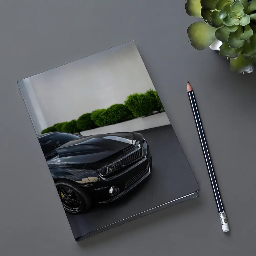 Black Chevrolet Camaro ZL1 Indoor Parking – Notebooks