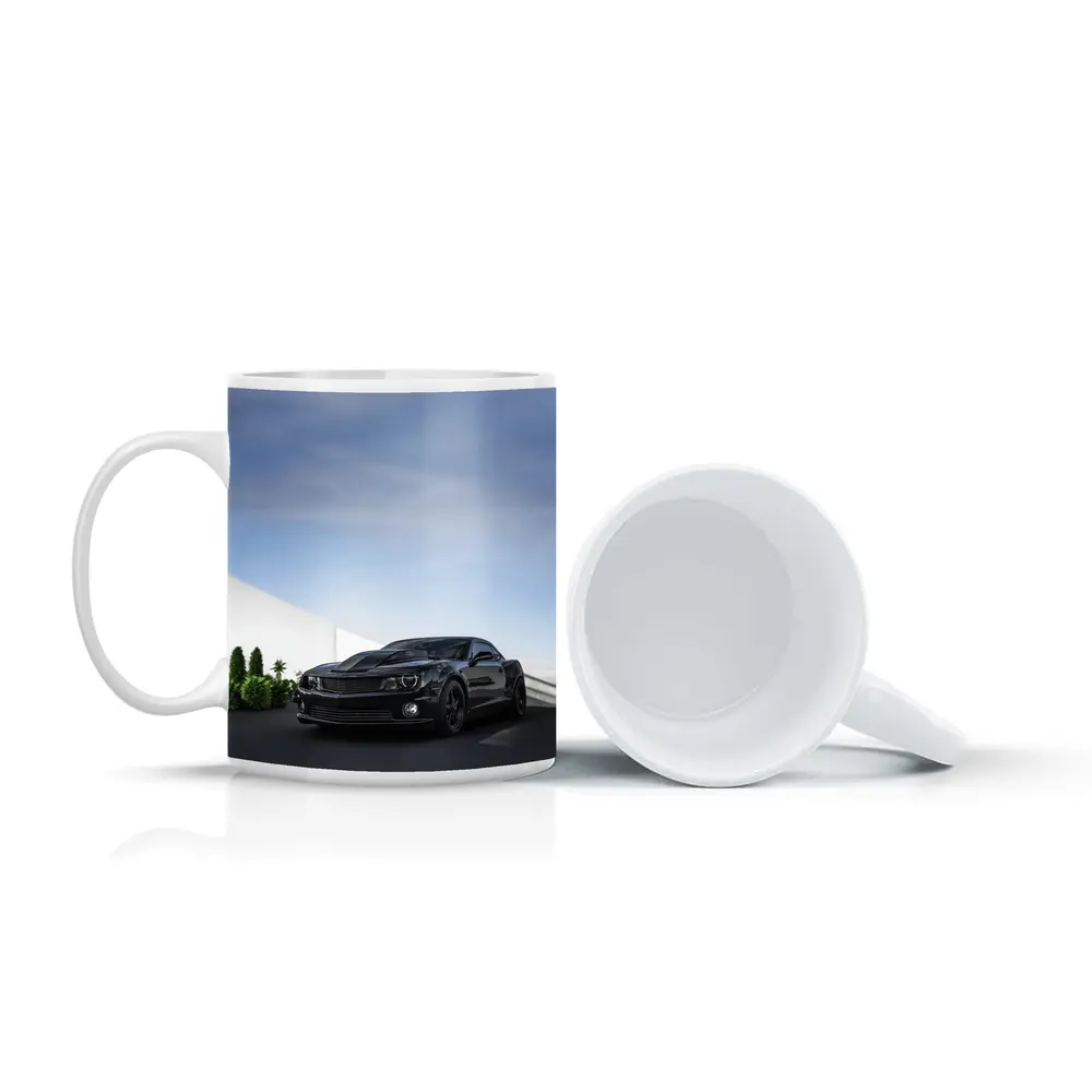 Black Chevrolet Camaro ZL1 Parking Lot – Mugs