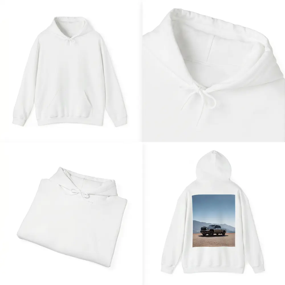 Chevrolet Silverado HD Desert Mountain Backdrop – Hoodies