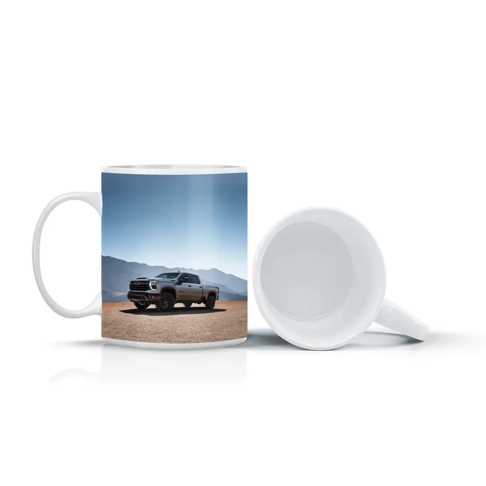 Chevrolet Silverado HD Desert Mountain Backdrop – Mugs