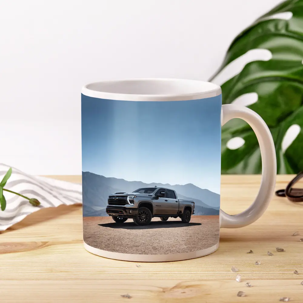 Chevrolet Silverado HD Desert Mountain Backdrop – Mugs