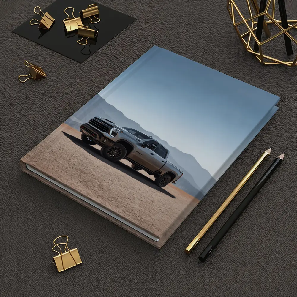 Chevrolet Silverado HD Desert Mountain Backdrop – Notebooks