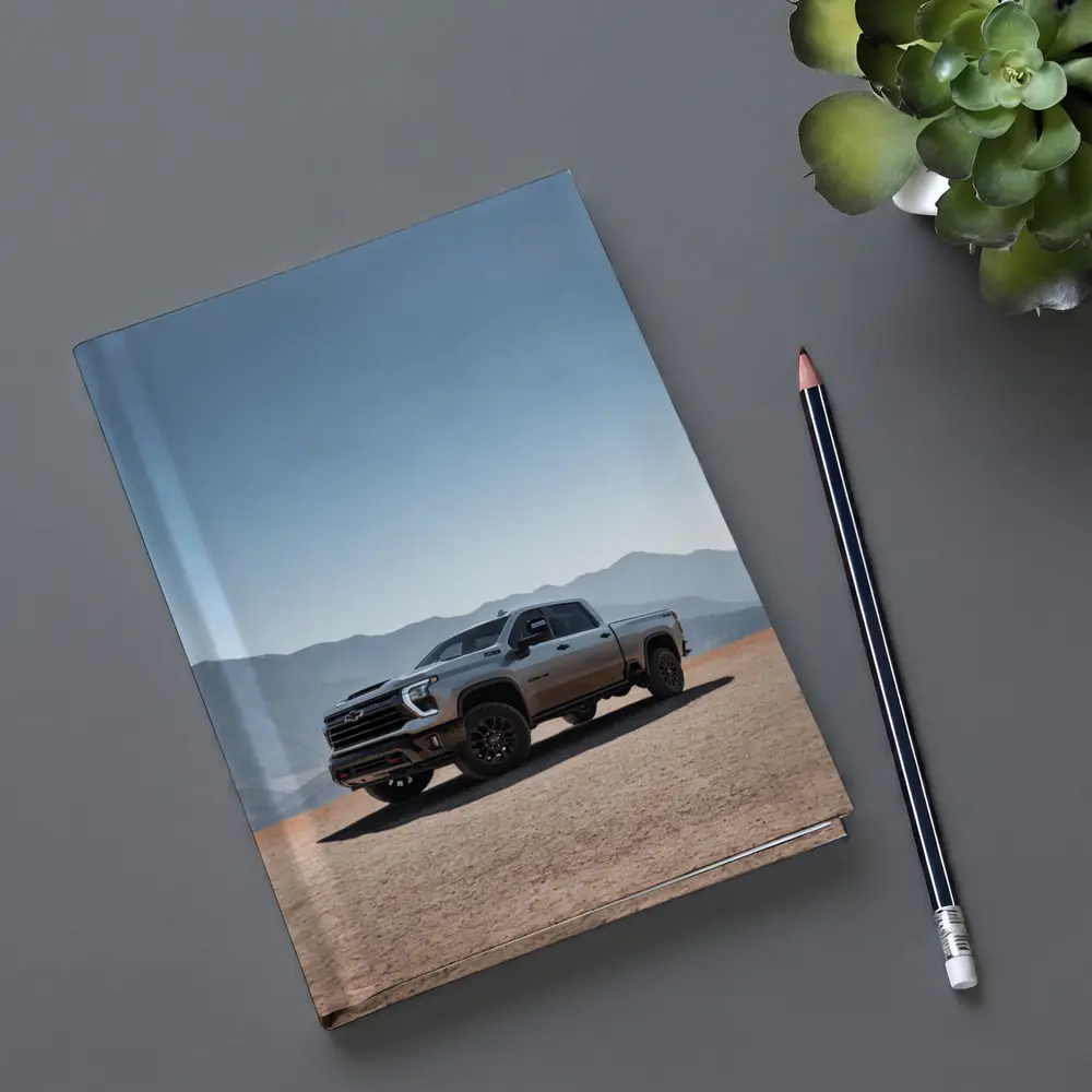 Chevrolet Silverado HD Desert Mountain Backdrop – Notebooks