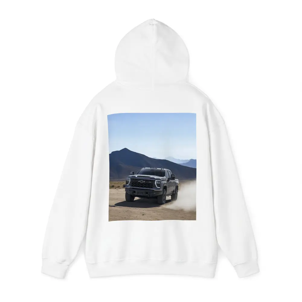 Chevrolet Silverado HD Desert Mountains Drive – Hoodies