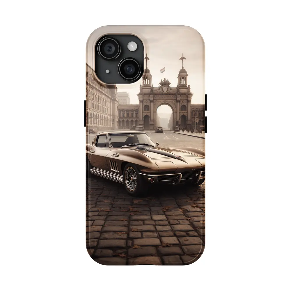 Chevrolet Corvette Classic Car European City Square – Cases