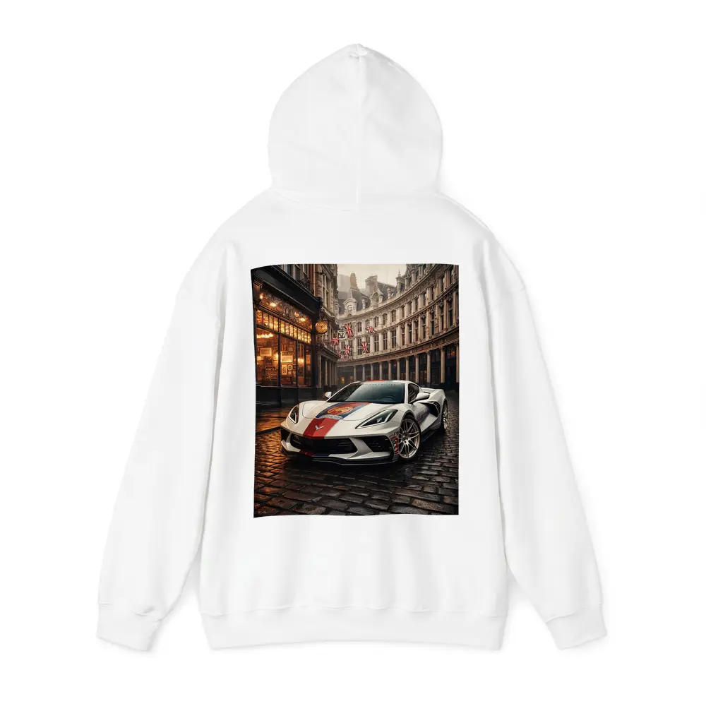 Chevrolet Corvette C8 London Cobblestone Street – Hoodies