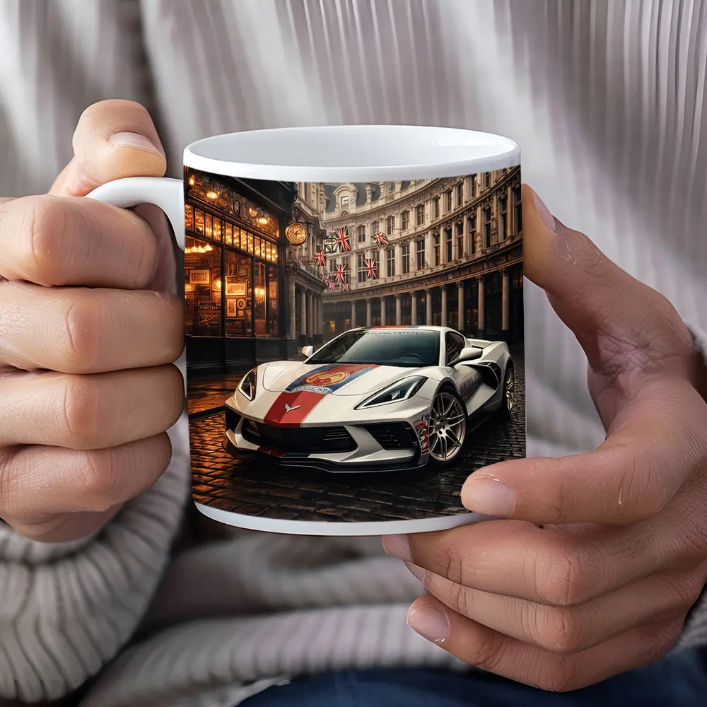 Chevrolet Corvette C8 London Cobblestone Street – Mugs