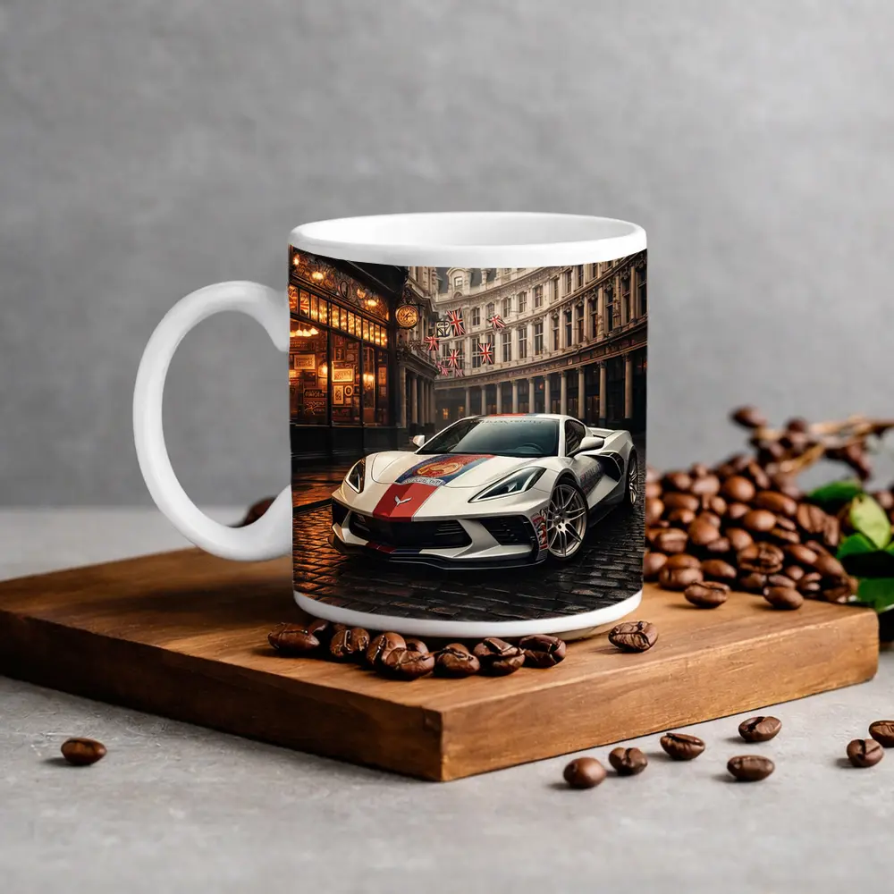 Chevrolet Corvette C8 London Cobblestone Street – Mugs