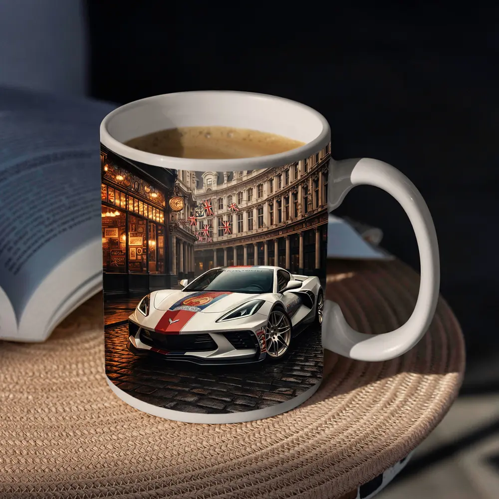 Chevrolet Corvette C8 London Cobblestone Street – Mugs