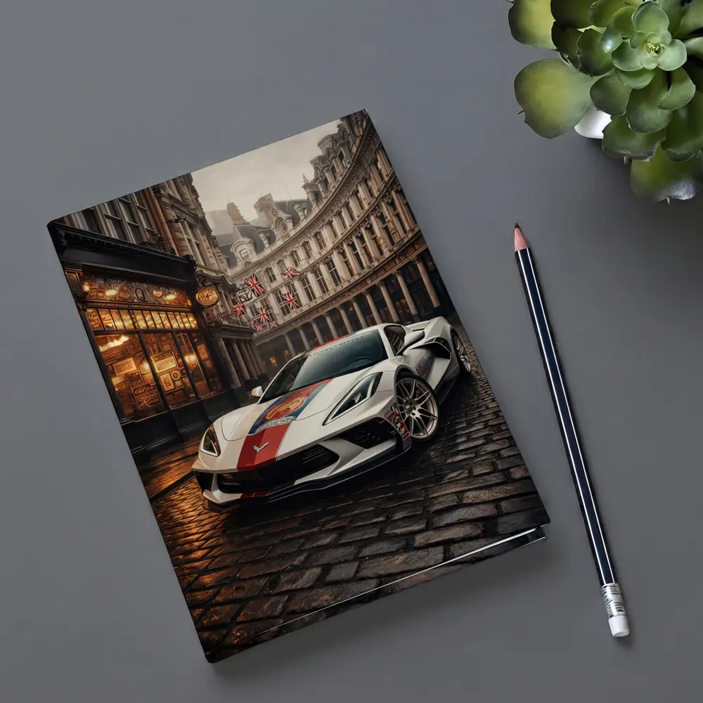 Chevrolet Corvette C8 London Cobblestone Street – Notebooks