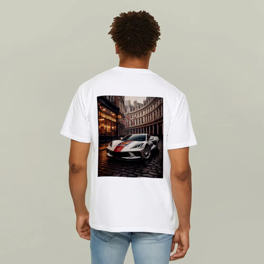 Chevrolet Corvette C8 London Cobblestone Street – T-Shirts
