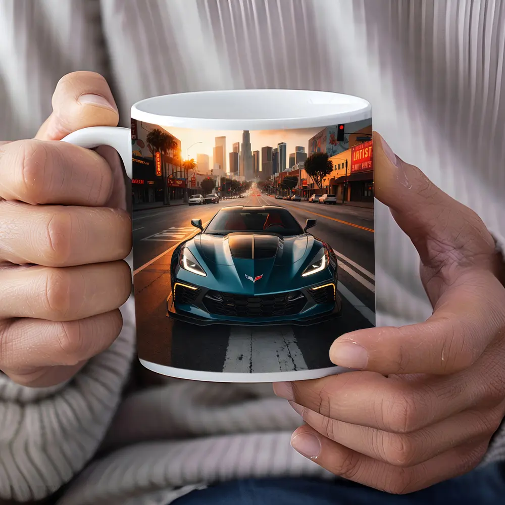 Chevrolet Corvette Z06 Los Angeles City Street – Mugs