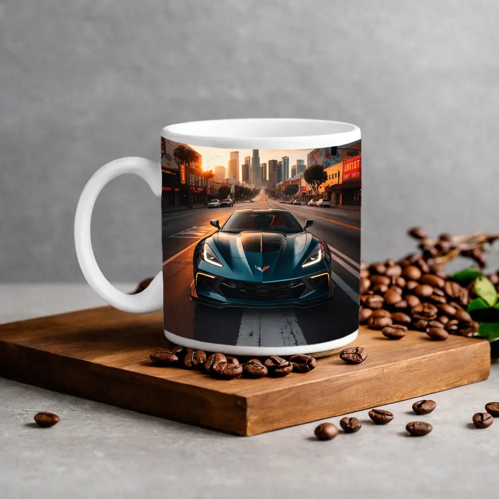 Chevrolet Corvette Z06 Los Angeles City Street – Mugs