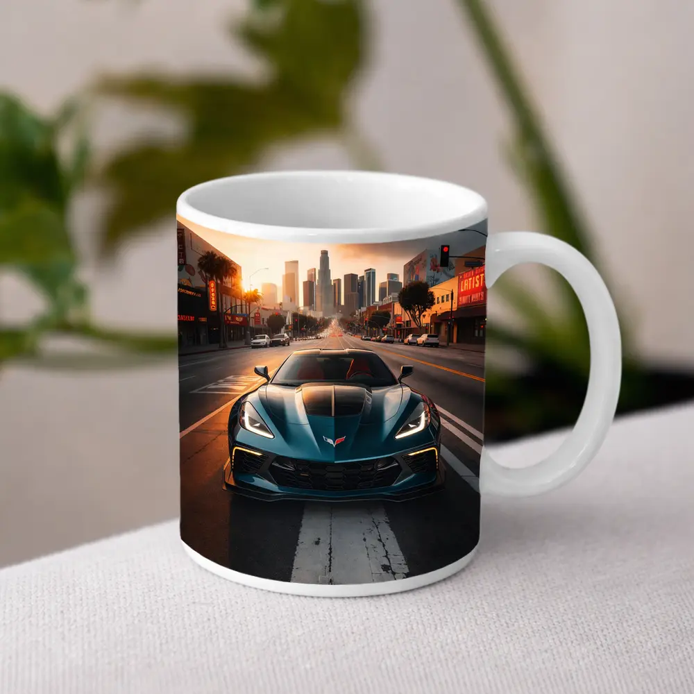 Chevrolet Corvette Z06 Los Angeles City Street – Mugs