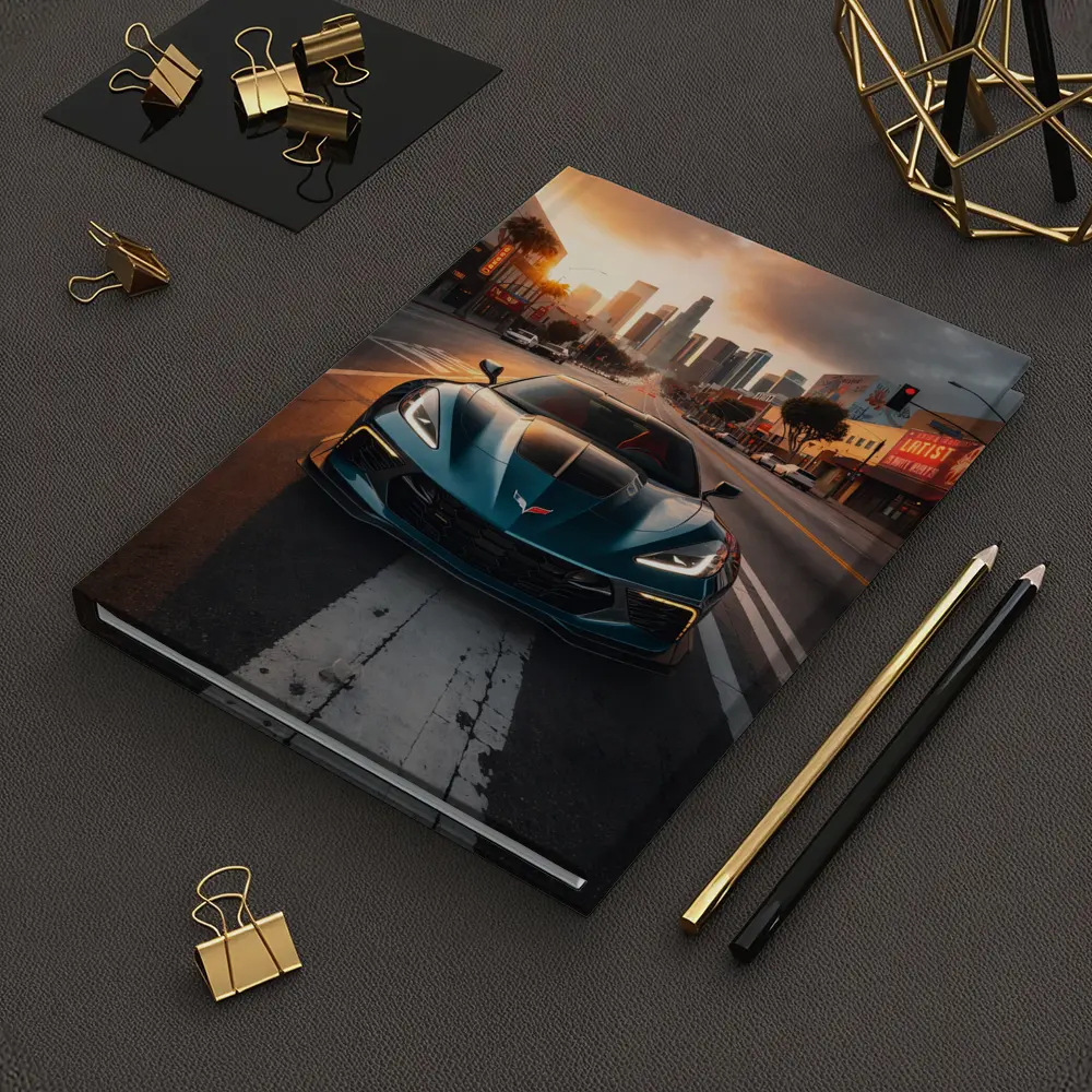 Chevrolet Corvette Z06 Los Angeles City Street – Notebooks