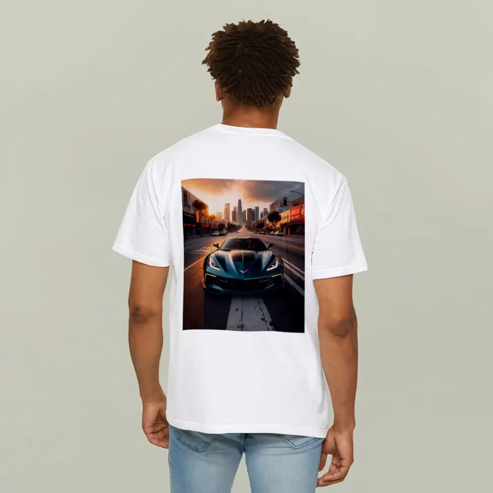 Chevrolet Corvette Z06 Los Angeles City Street – T-Shirts