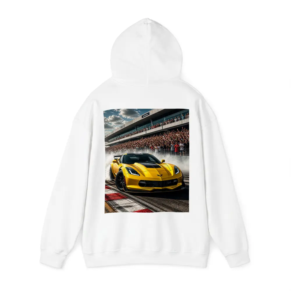Chevrolet Corvette Z06 Drifting Daytona Track – Hoodies