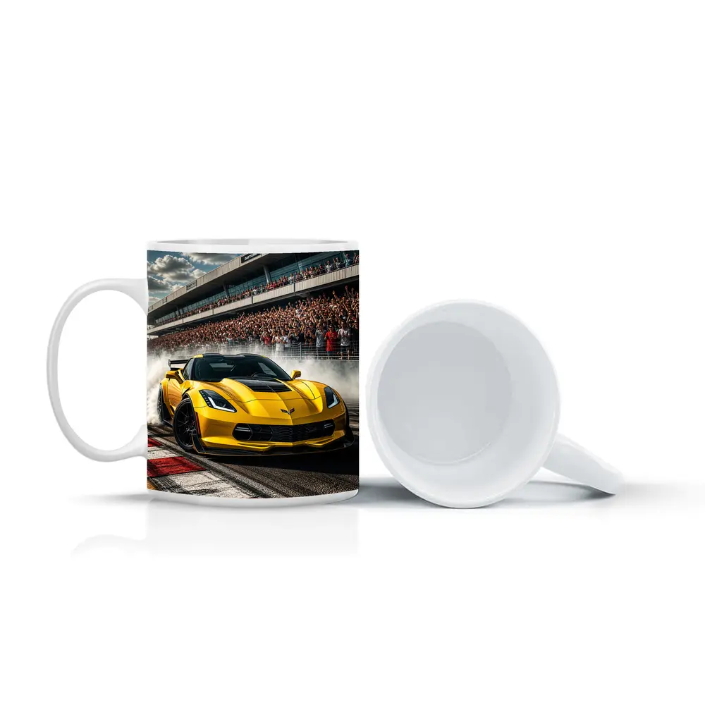 Chevrolet Corvette Z06 Drifting Daytona Track – Mugs