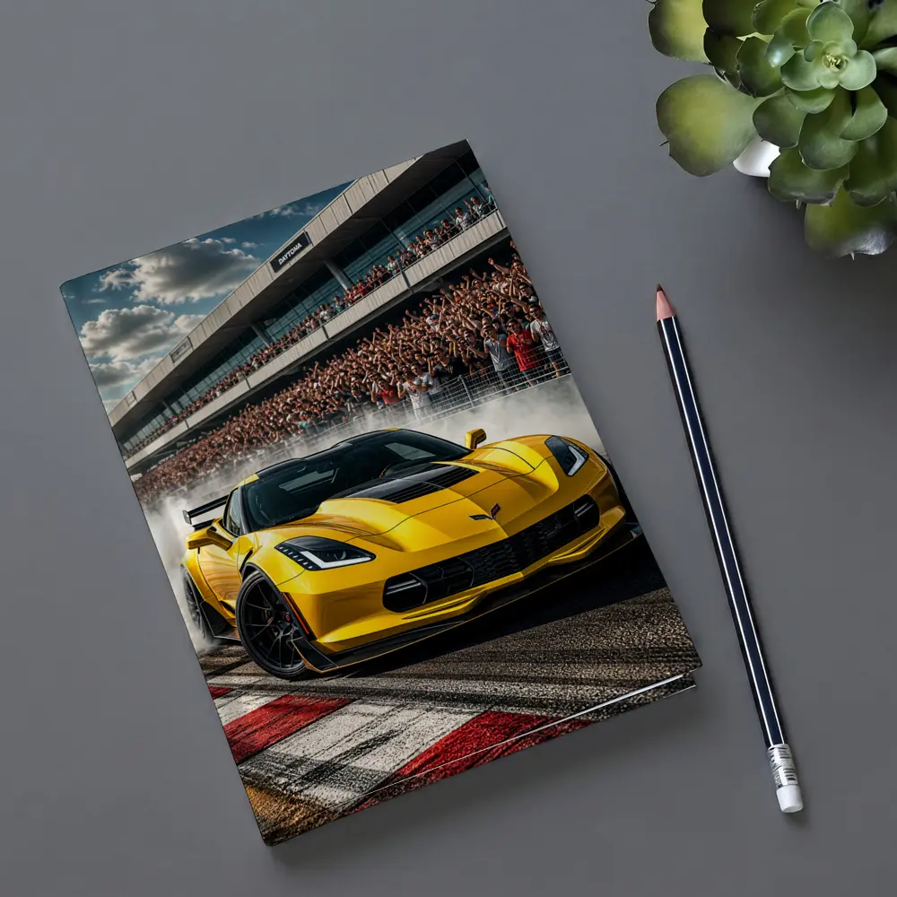 Chevrolet Corvette Z06 Drifting Daytona Track – Notebooks