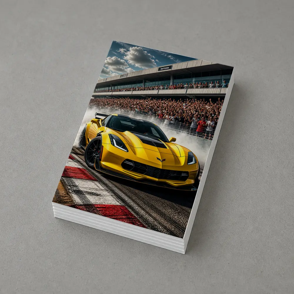 Chevrolet Corvette Z06 Drifting Daytona Track – Postcards