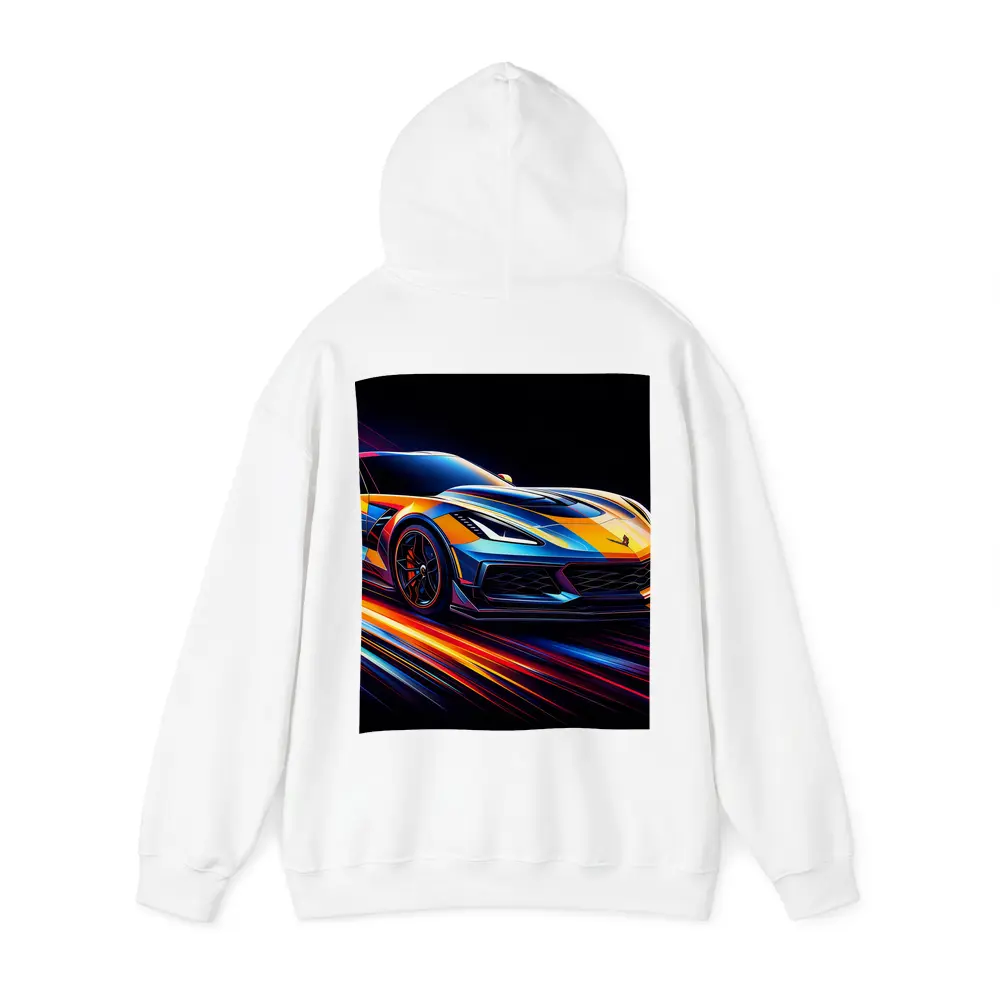Chevrolet Corvette Z06 Neon Speed Lines – Hoodies