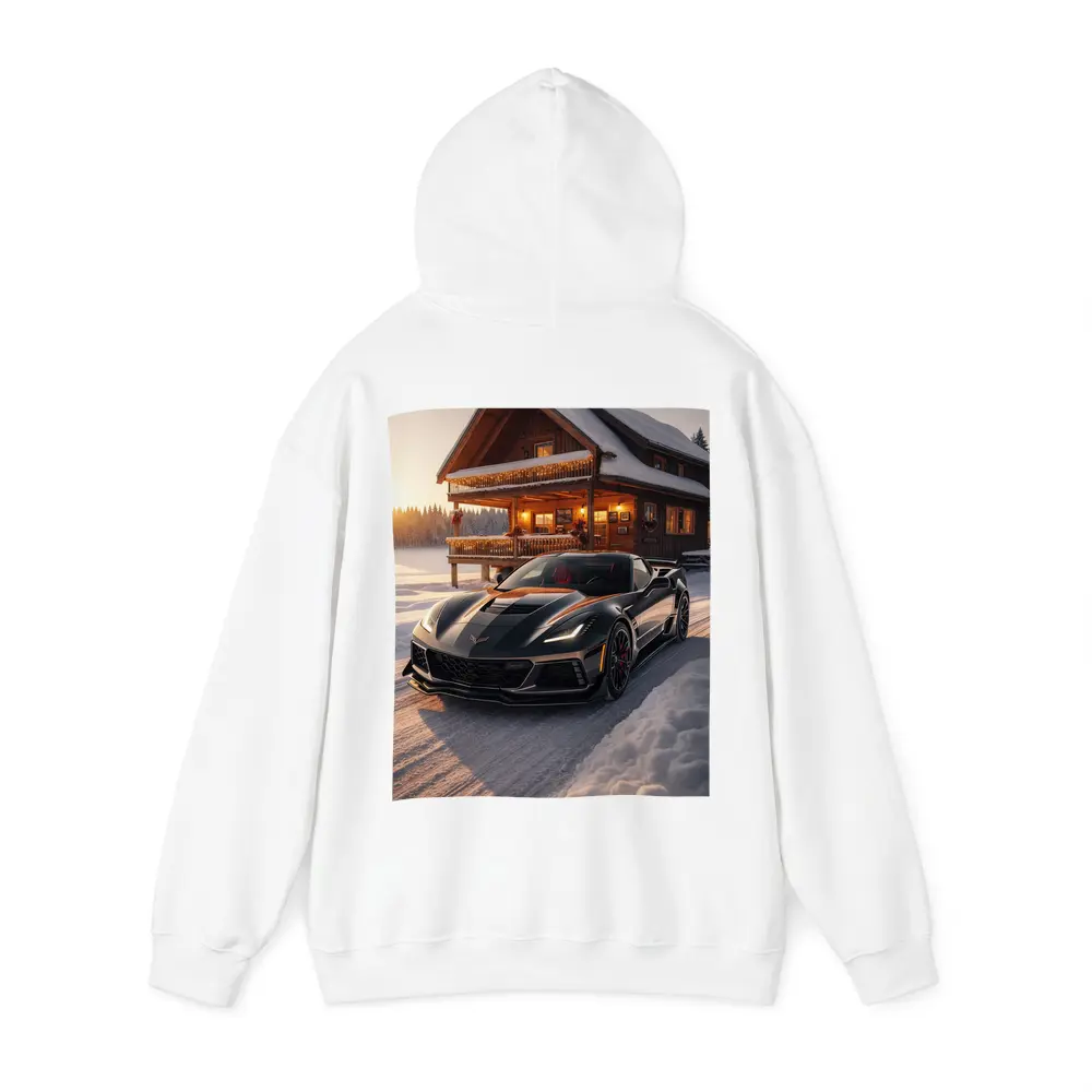 Chevrolet Corvette ZR1 Black Winter Cabin – Hoodies