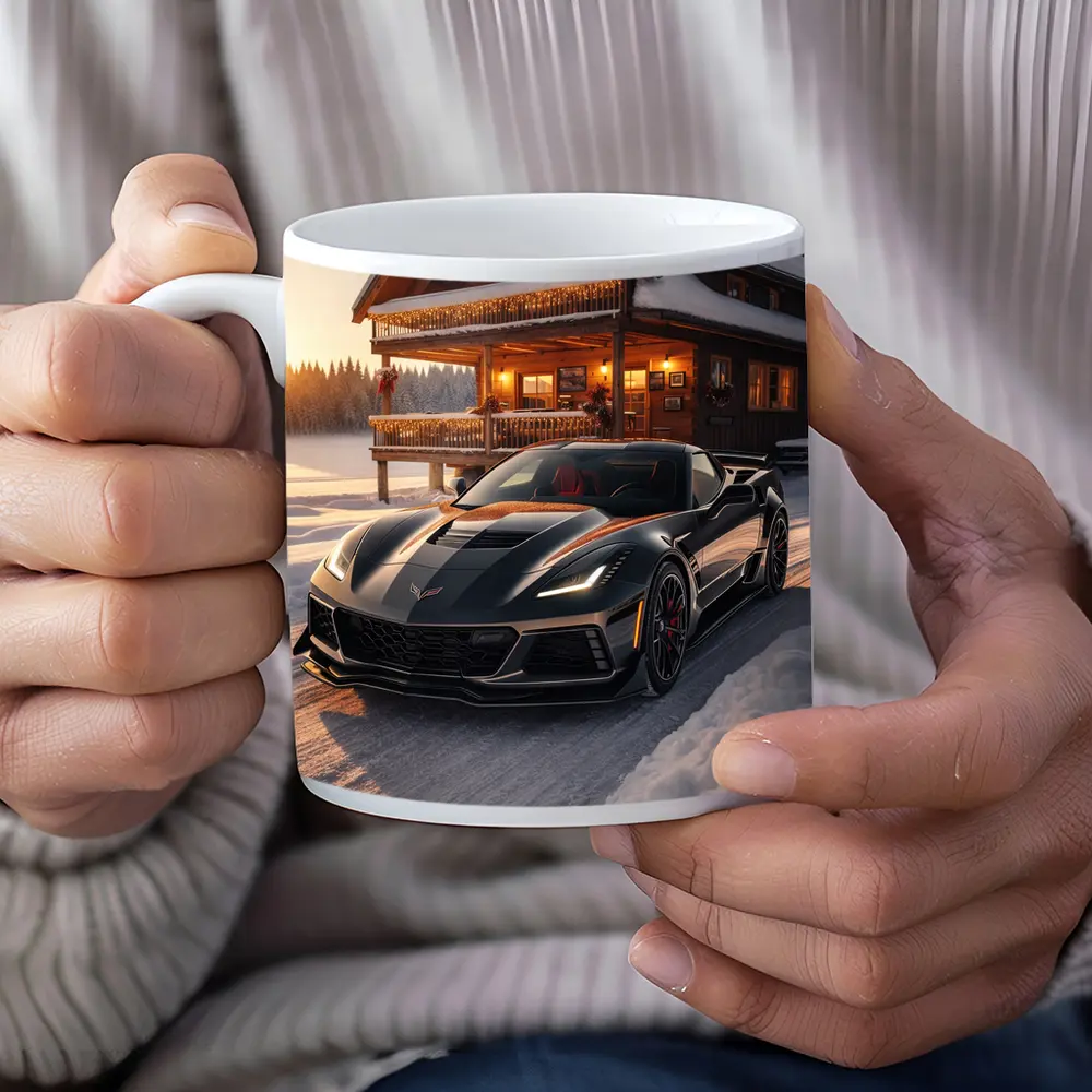 Chevrolet Corvette ZR1 Black Winter Cabin – Mugs