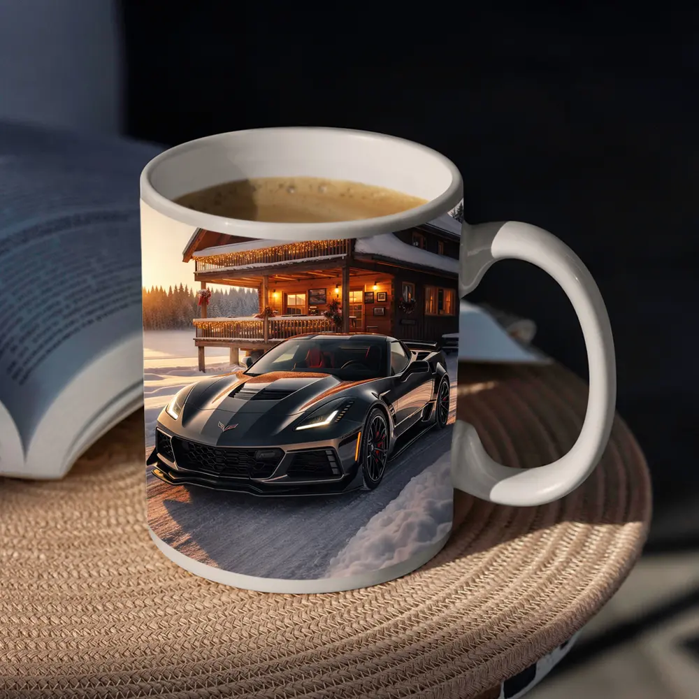 Chevrolet Corvette ZR1 Black Winter Cabin – Mugs