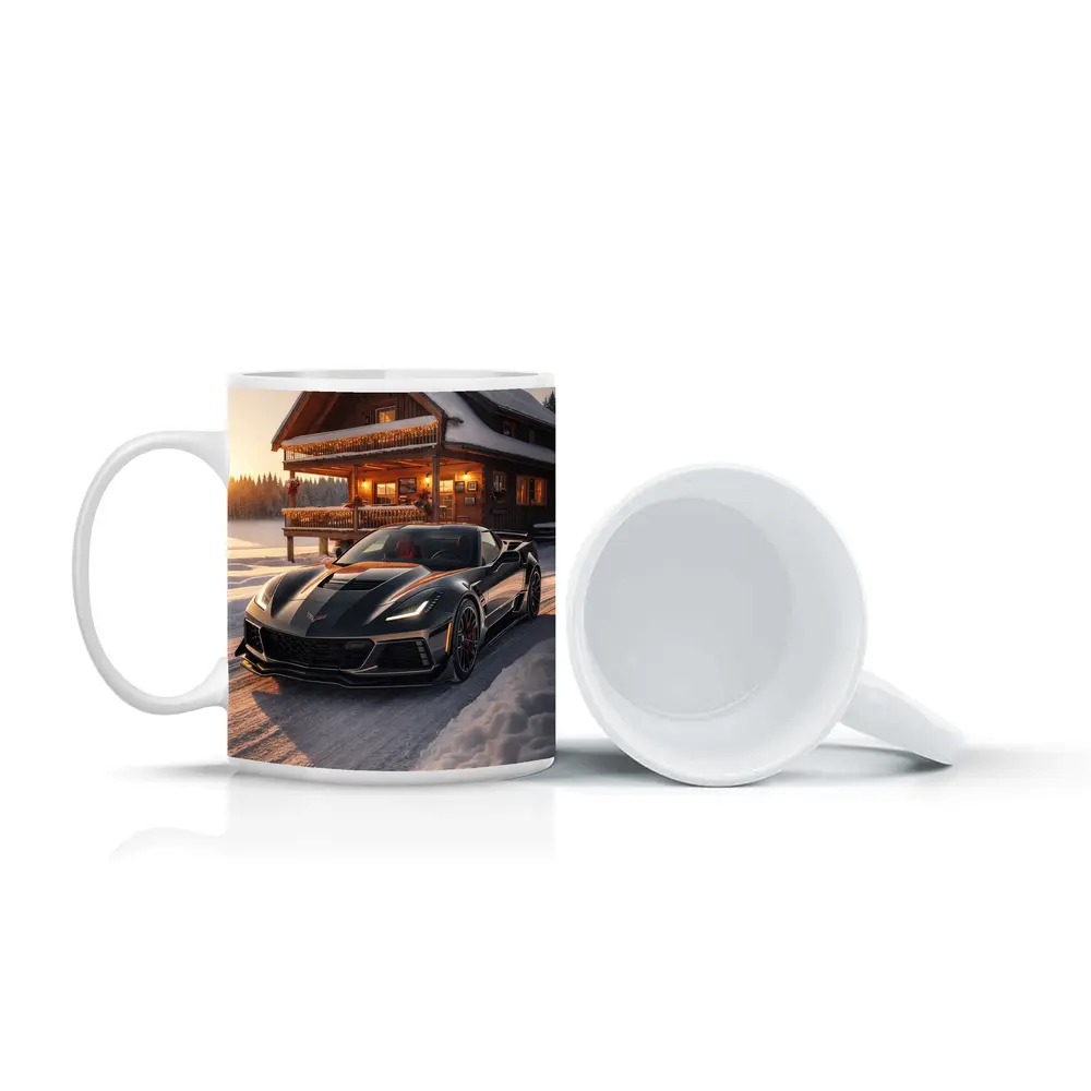 Chevrolet Corvette ZR1 Black Winter Cabin – Mugs