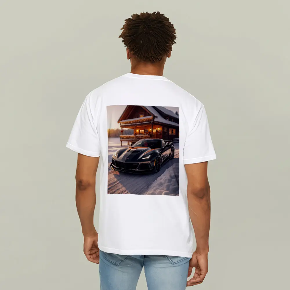 Chevrolet Corvette ZR1 Black Winter Cabin – T-Shirts