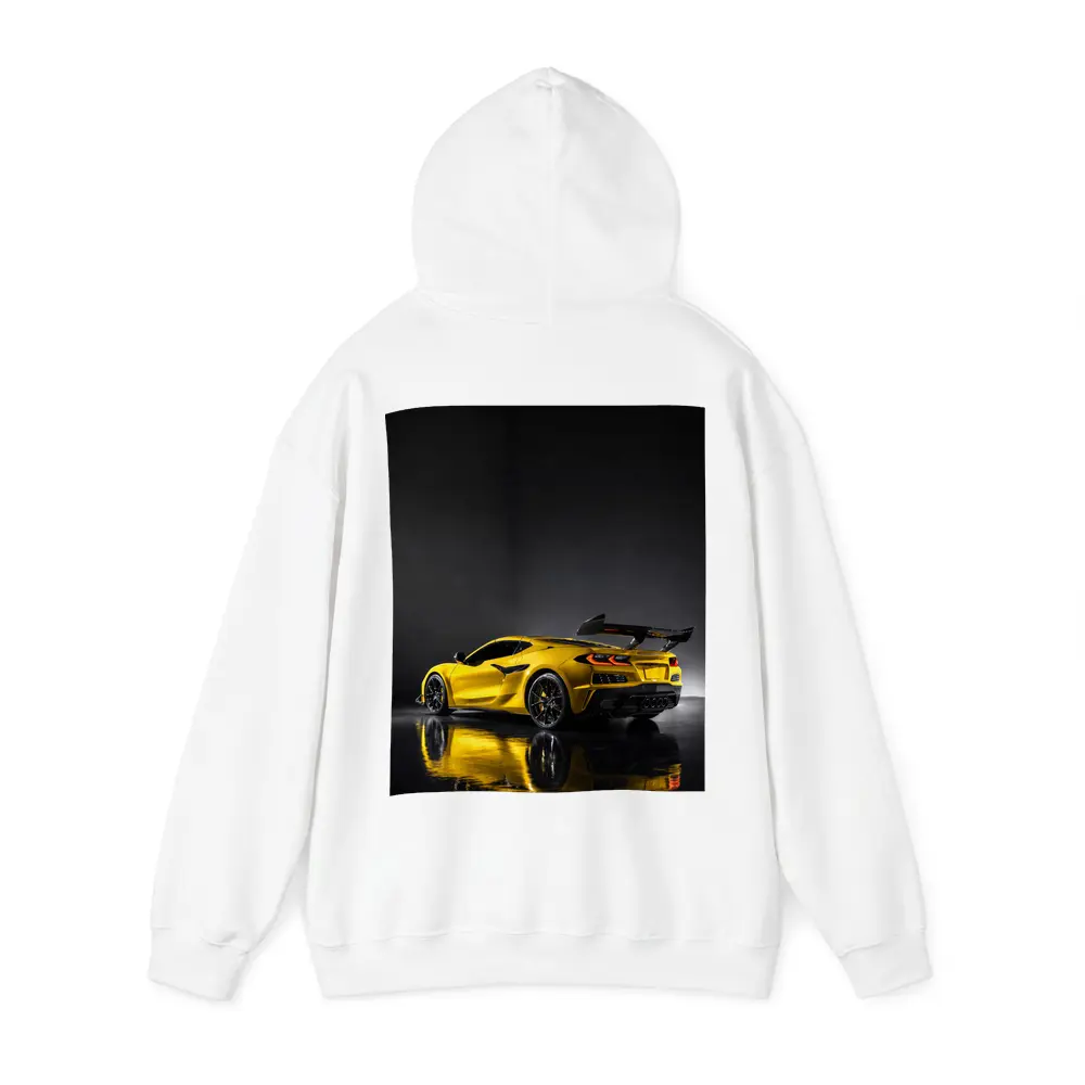 Chevrolet Corvette ZR1 Yellow Studio Shot – Hoodies