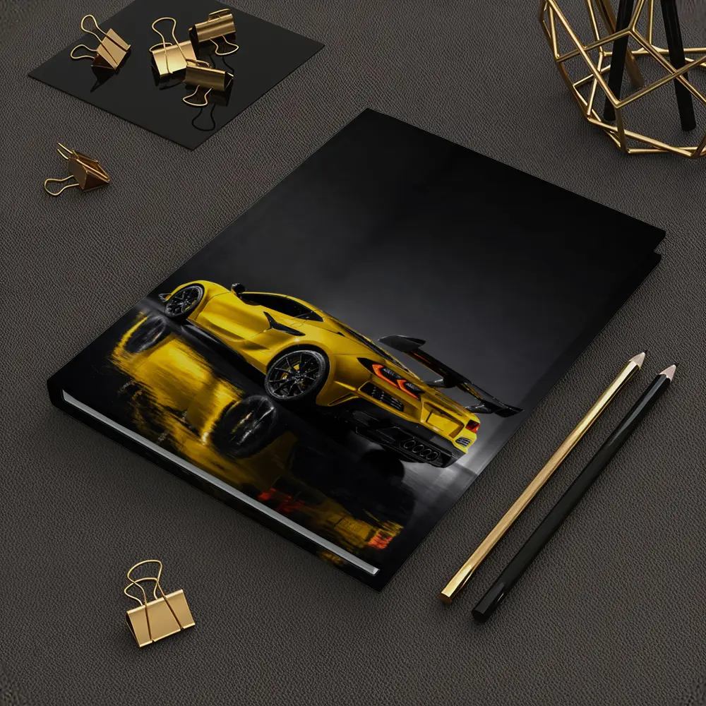 Chevrolet Corvette ZR1 Yellow Studio Shot – Notebooks