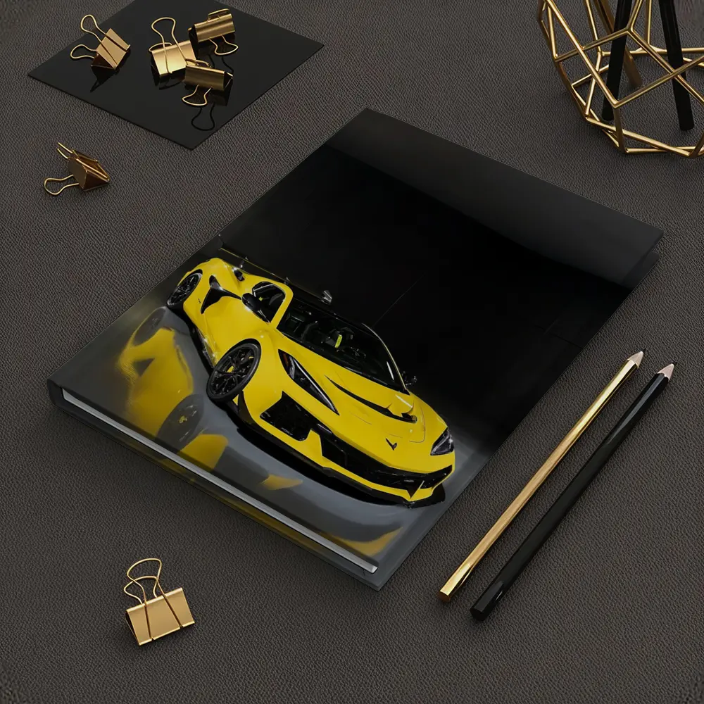Chevrolet Corvette ZR1 Yellow Dark Studio – Notebooks