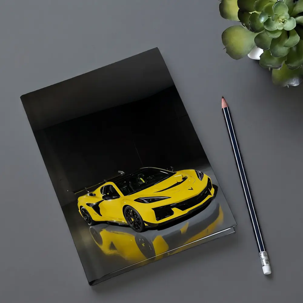 Chevrolet Corvette ZR1 Yellow Dark Studio – Notebooks