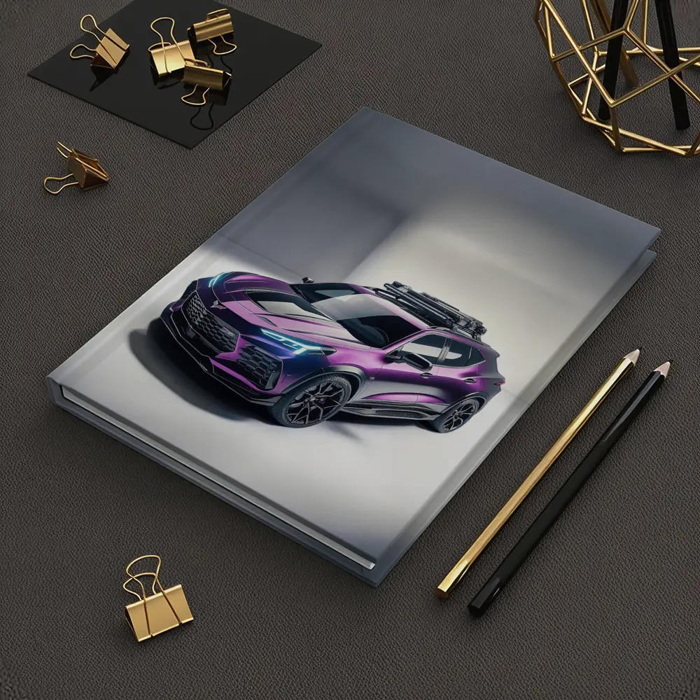 Chevrolet Corvette SUV Purple Studio Shot – Notebooks