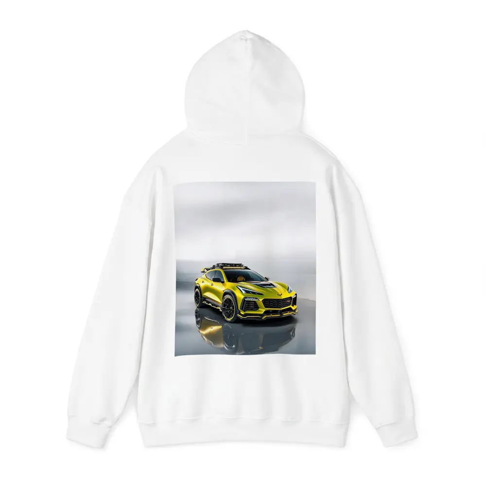 Chevrolet Corvette SUV Yellow Studio Shot – Hoodies