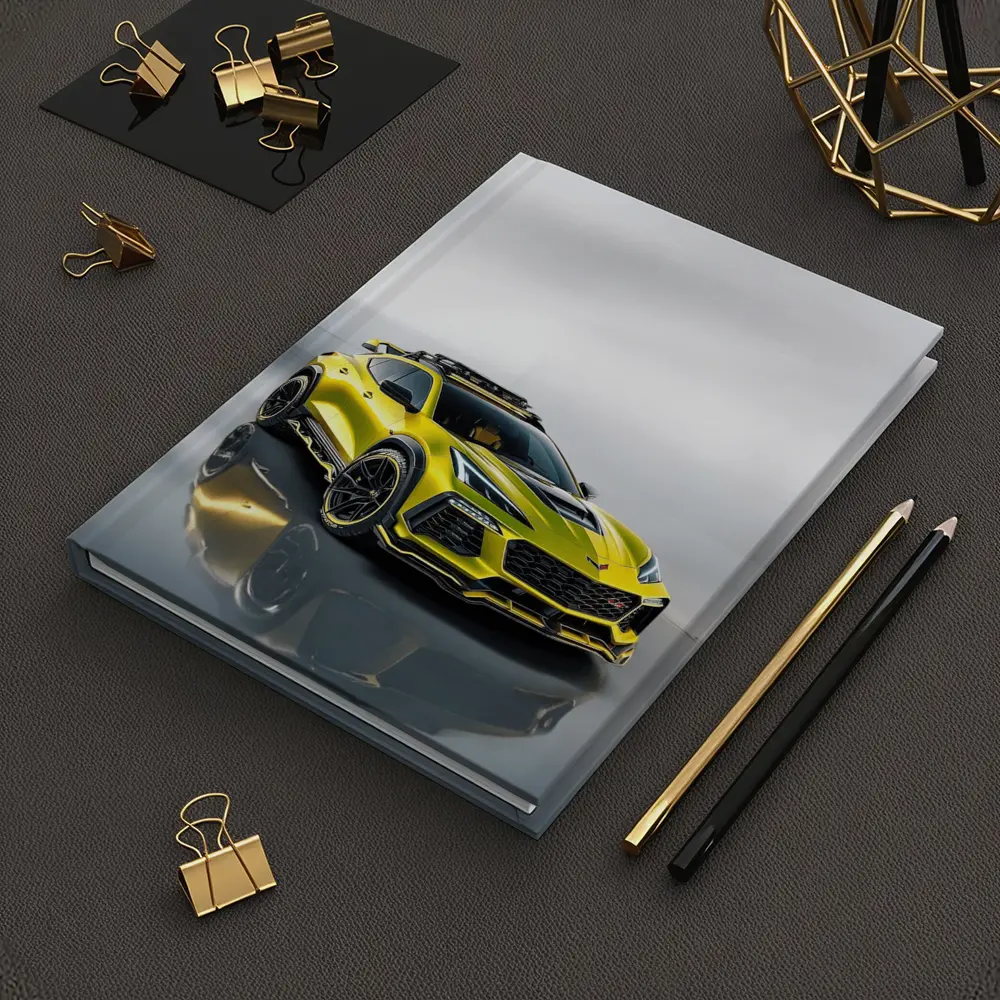 Chevrolet Corvette SUV Yellow Studio Shot – Notebooks