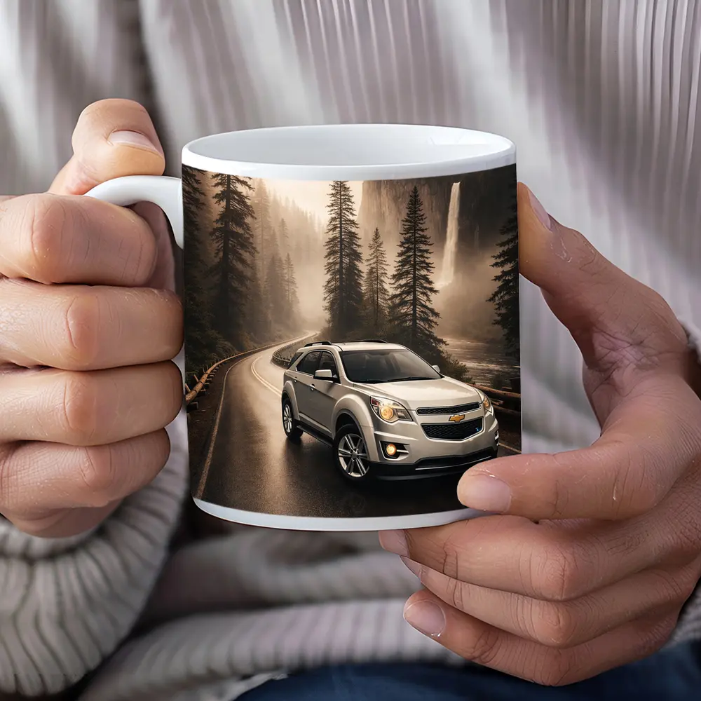 Chevrolet Equinox on Misty Forest Road – Mugs
