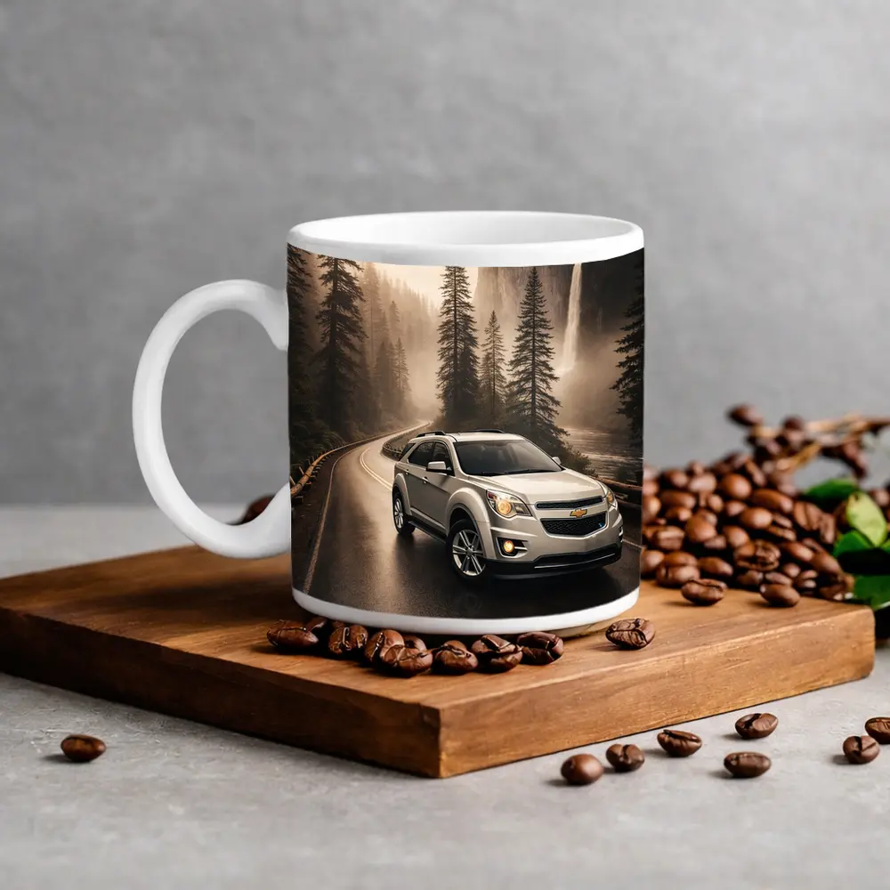 Chevrolet Equinox on Misty Forest Road – Mugs