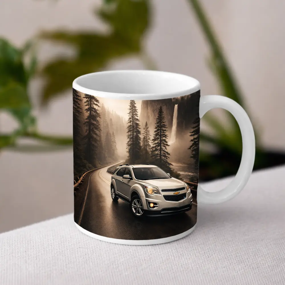 Chevrolet Equinox on Misty Forest Road – Mugs