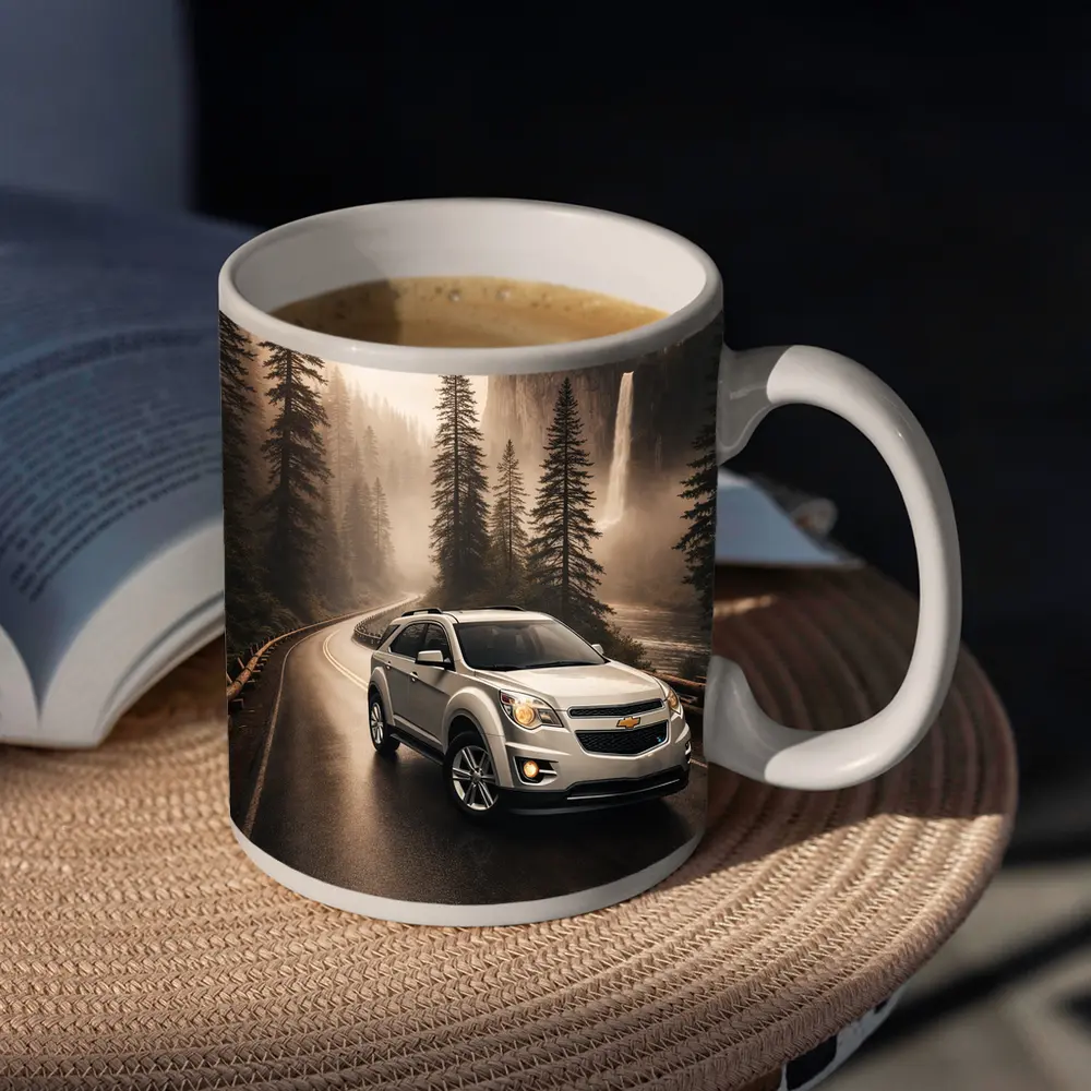 Chevrolet Equinox on Misty Forest Road – Mugs