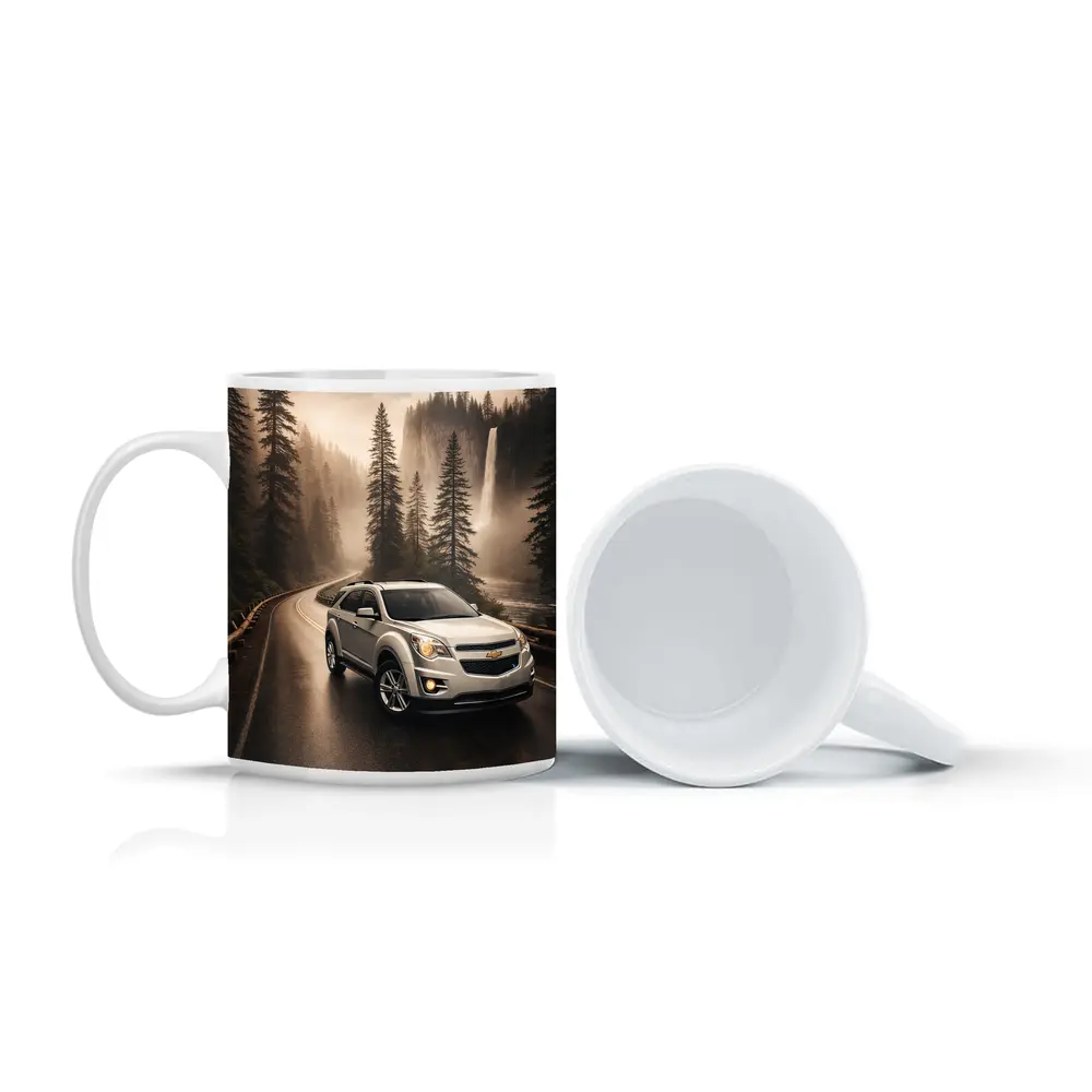 Chevrolet Equinox on Misty Forest Road – Mugs