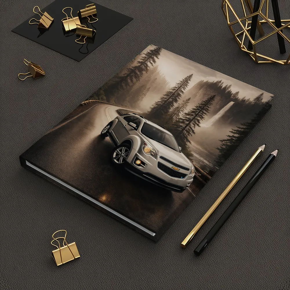 Chevrolet Equinox on Misty Forest Road – Notebooks