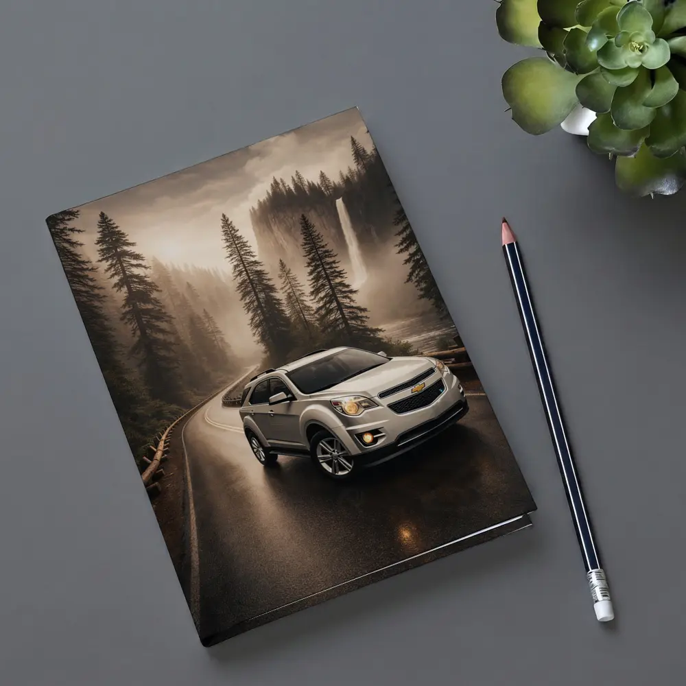 Chevrolet Equinox on Misty Forest Road – Notebooks