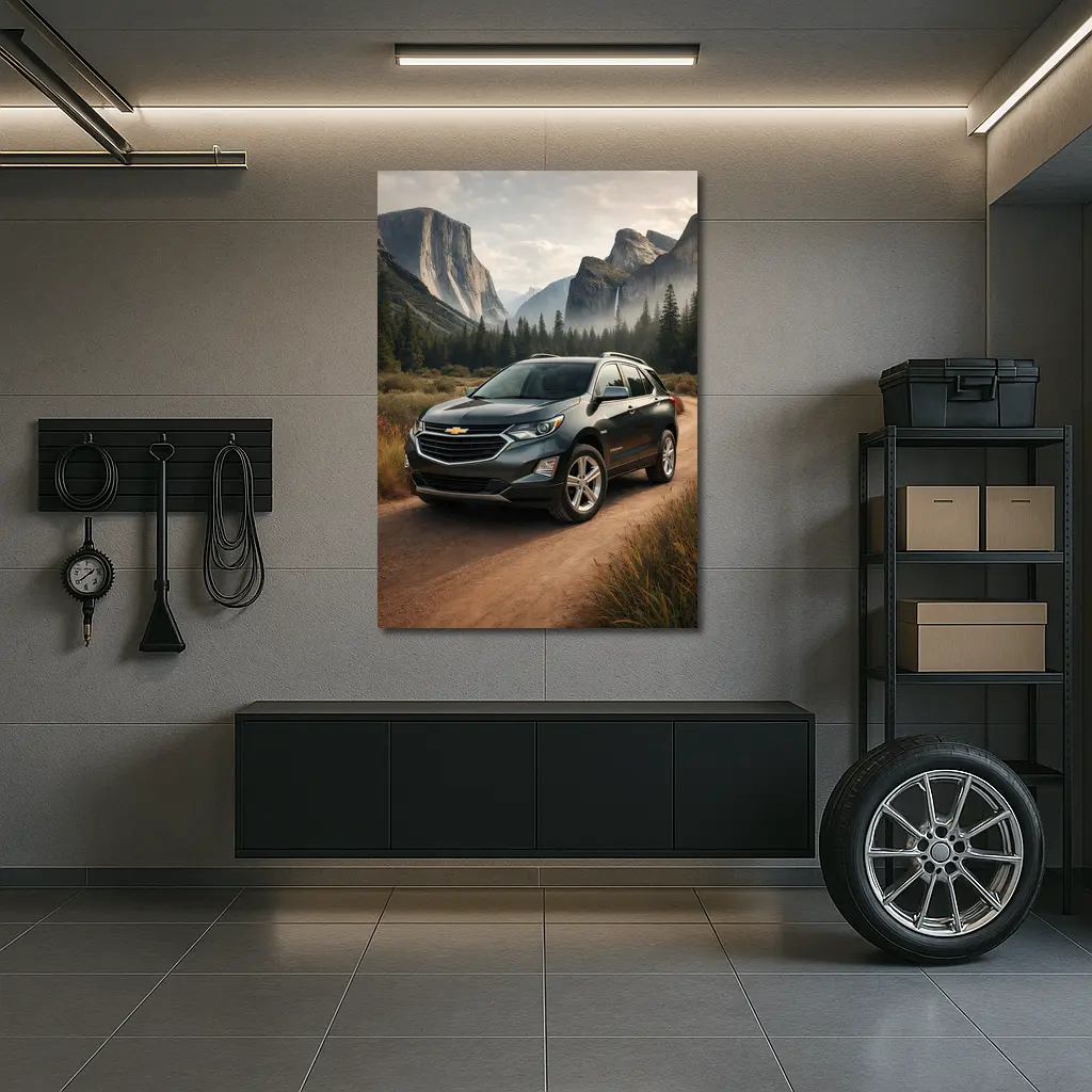 Chevrolet Equinox on Mountain Valley Trail – Wall Art