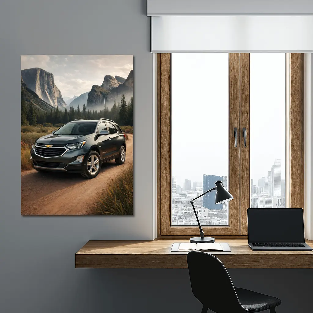 Chevrolet Equinox on Mountain Valley Trail – Wall Art