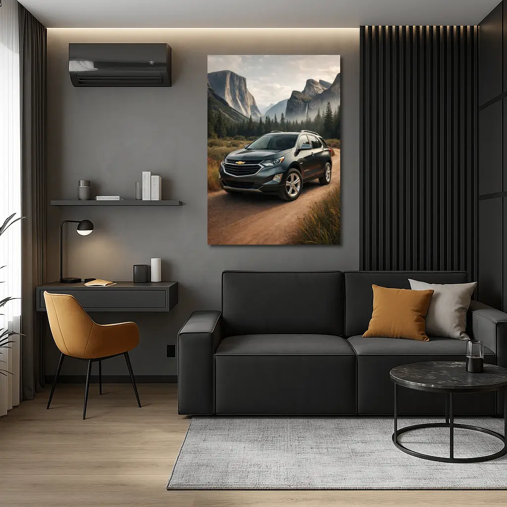 Chevrolet Equinox on Mountain Valley Trail – Wall Art