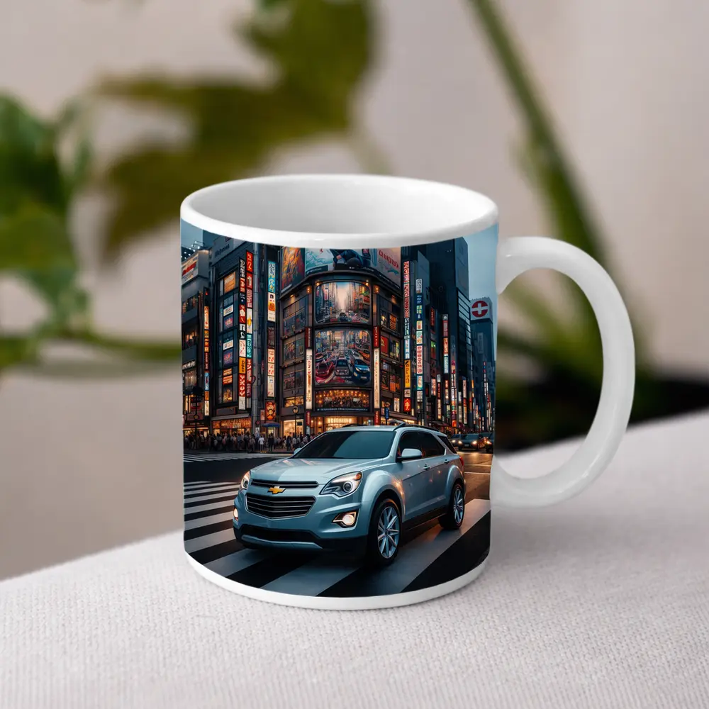 Chevrolet Equinox Cruising Tokyo City Streets – Mugs