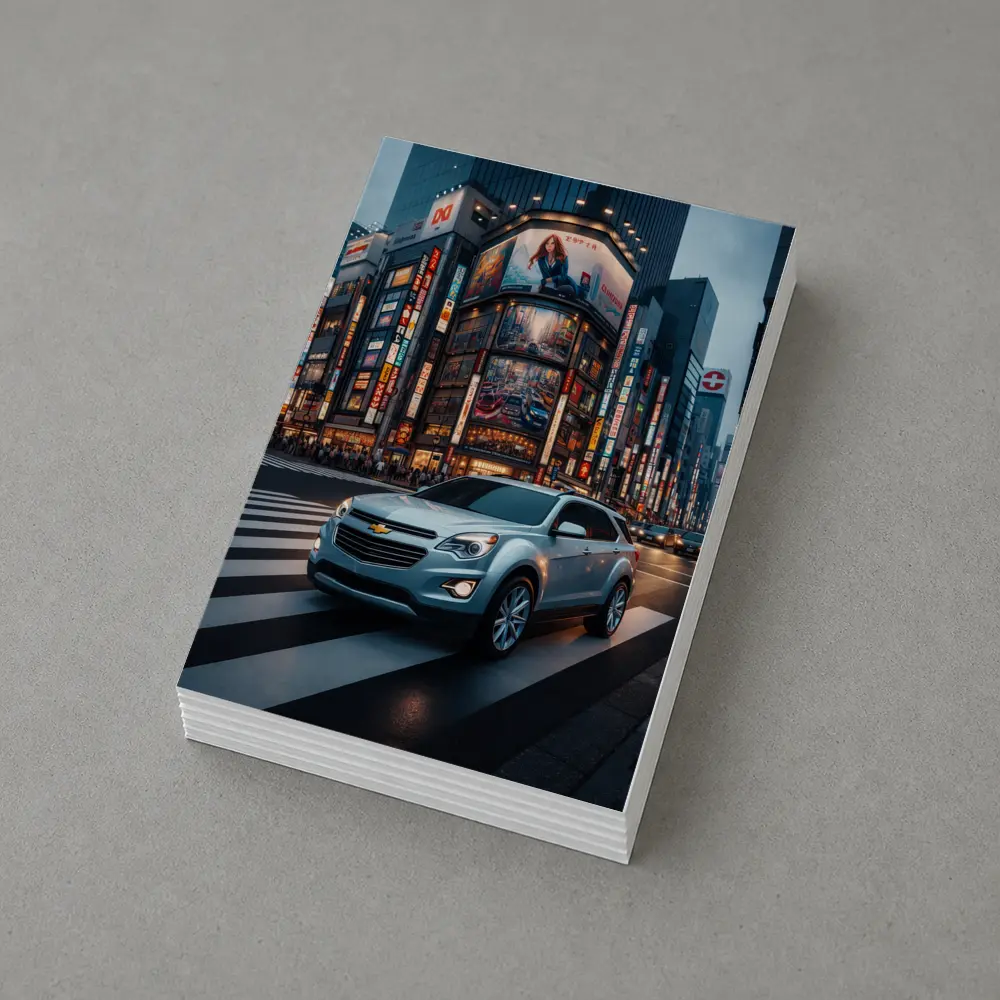 Chevrolet Equinox Cruising Tokyo City Streets – Postcards